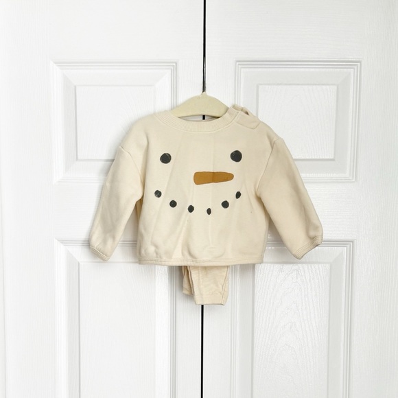Little Co Other - Baby boy snowman set